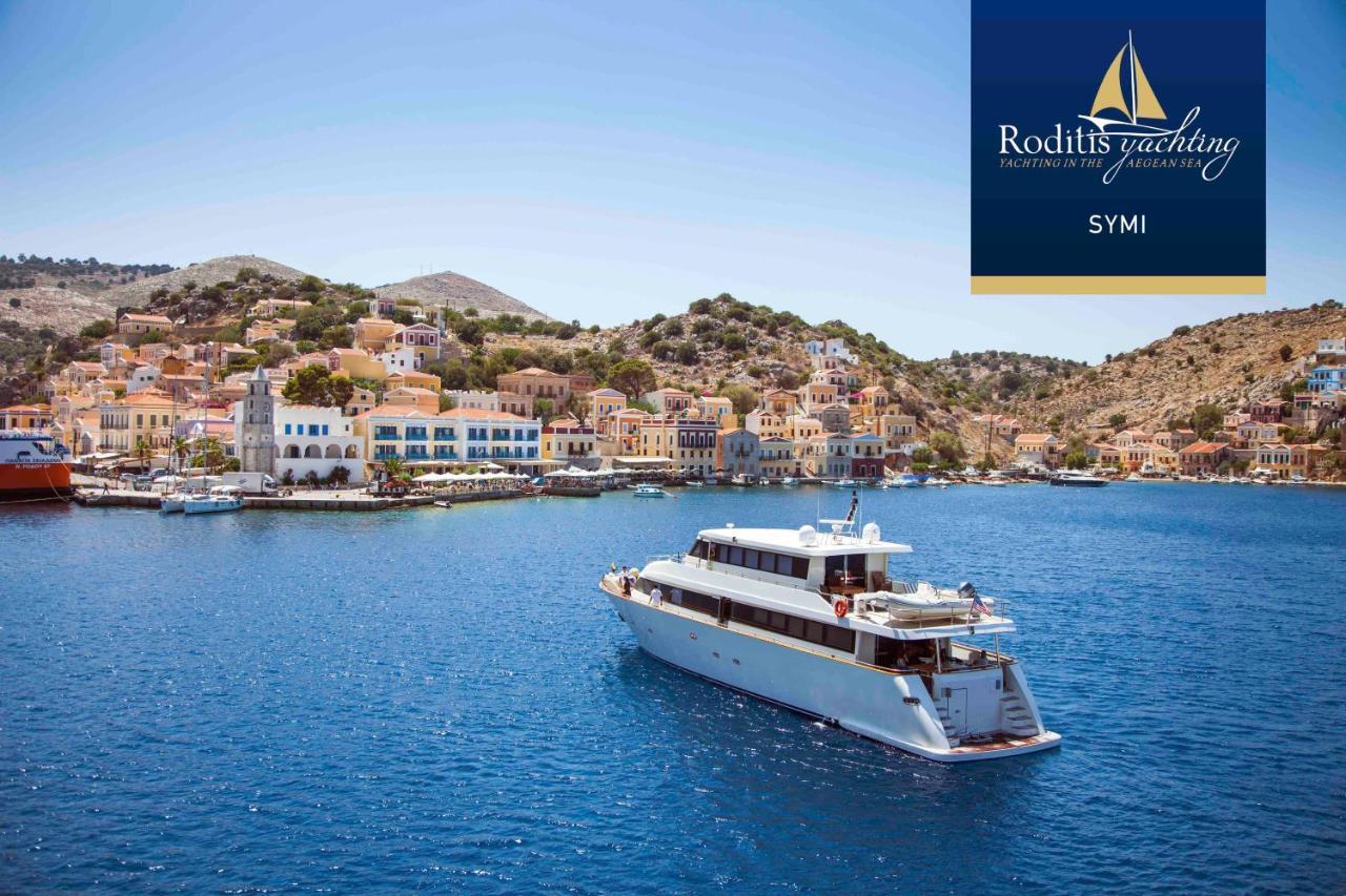 Cozy Apartments In Symi Center Exterior photo